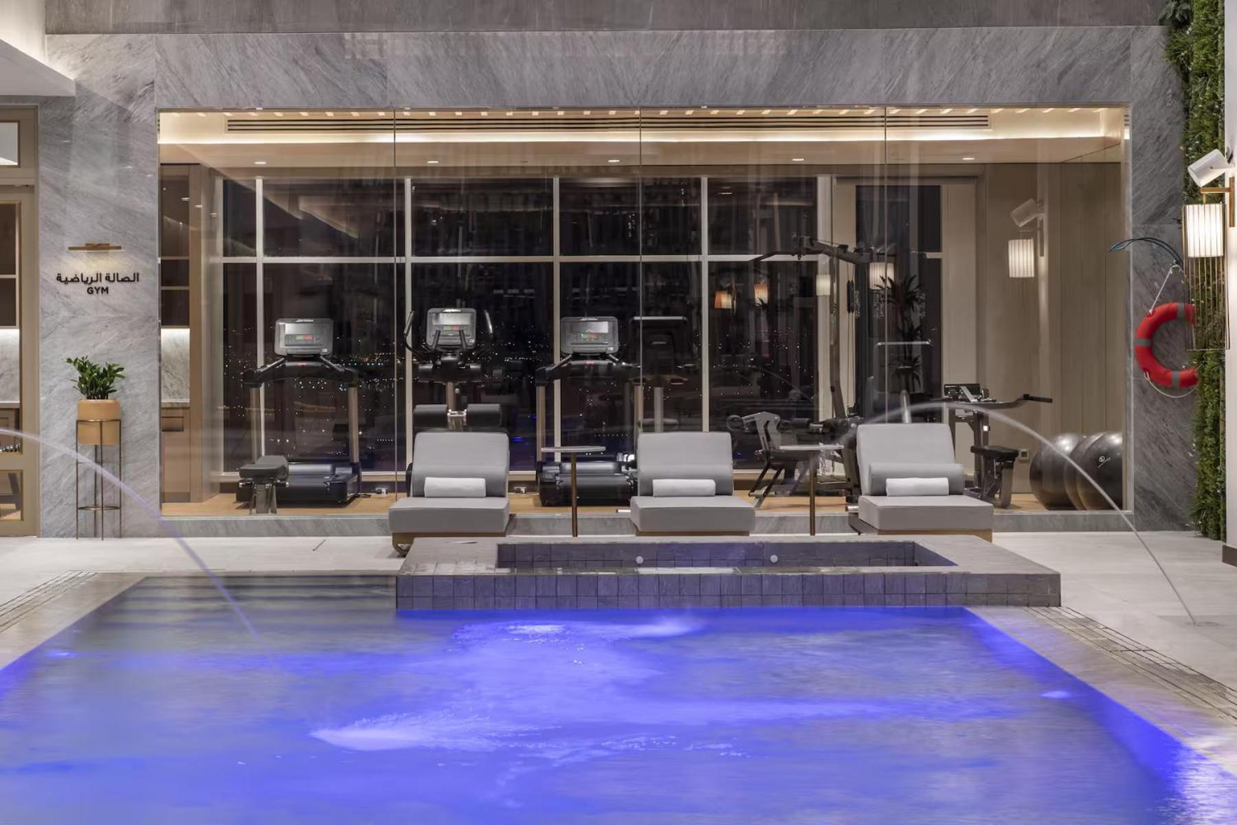 Ramada By Wyndham Riyadh King Fahd Road Exterior photo The pool at the hotel